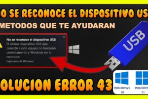 Solución: No se reconoce el dispositivo USB (Error 43)