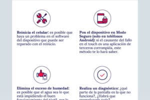 Solución: Pantalla táctil no funciona en una zona específica 3 Solución: Pantalla táctil no funciona en una zona específica